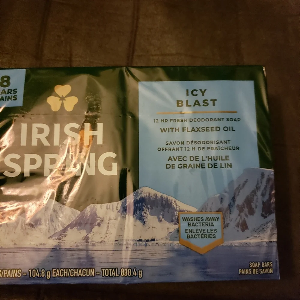 Irish Spring Icy‎ Blast with Flax Seed